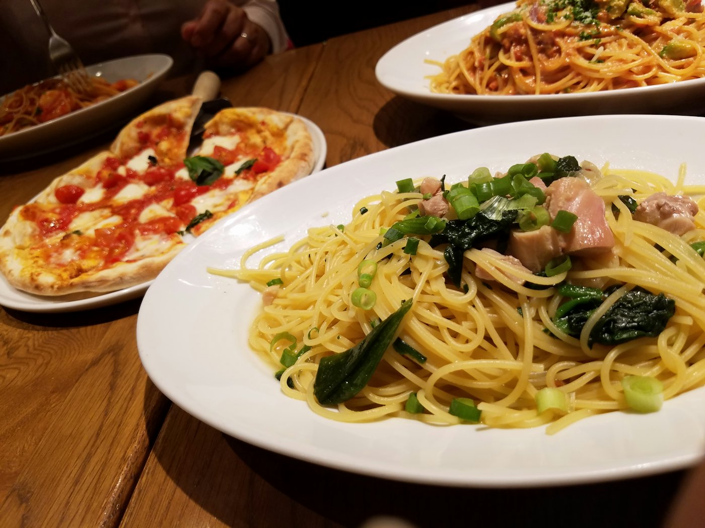 Pasta und Pizza